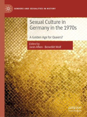 cover image of Sexual Culture in Germany in the 1970s